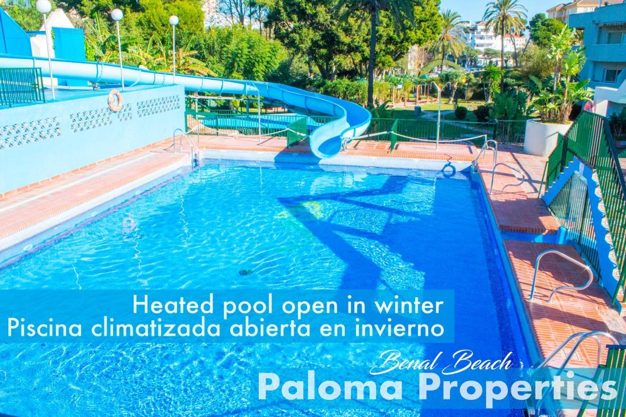 Benal Beach Suite Ii, Estudio Con Parque Acuatico Y Vistas Al Mar. Benalmádena Buitenkant foto