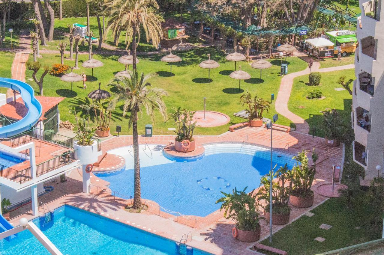 Benal Beach Suite Ii, Estudio Con Parque Acuatico Y Vistas Al Mar. Benalmádena Buitenkant foto