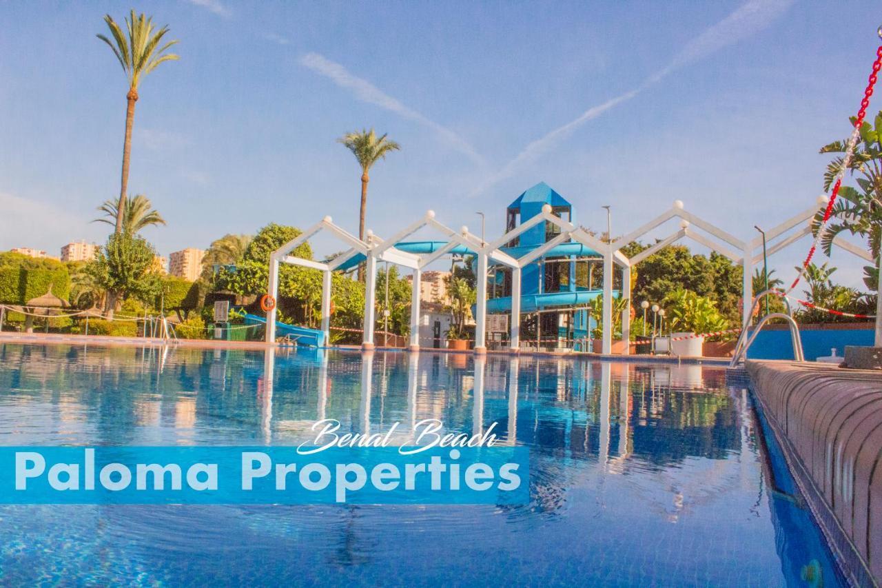 Benal Beach Suite Ii, Estudio Con Parque Acuatico Y Vistas Al Mar. Benalmádena Buitenkant foto