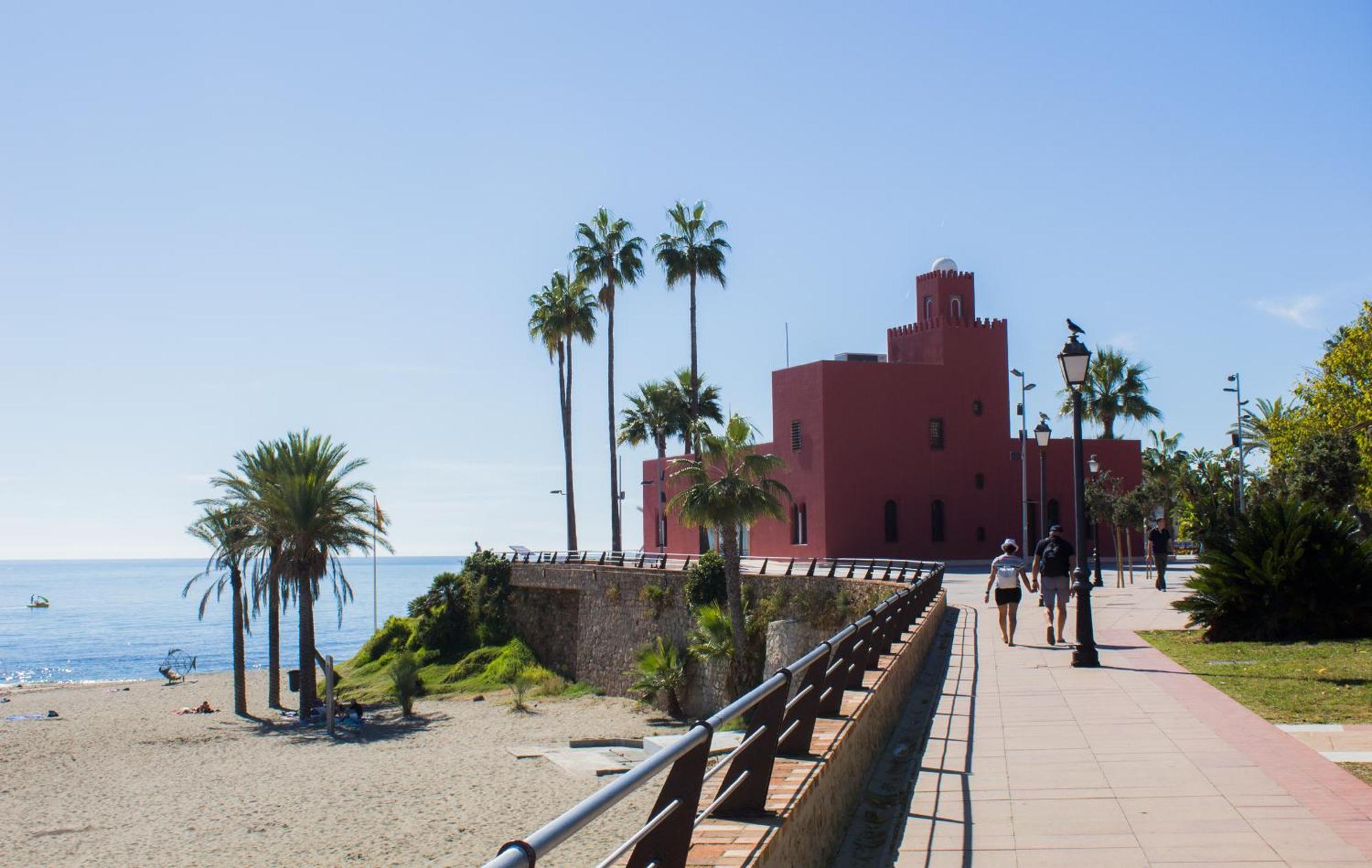 Benal Beach Suite Ii, Estudio Con Parque Acuatico Y Vistas Al Mar. Benalmádena Buitenkant foto