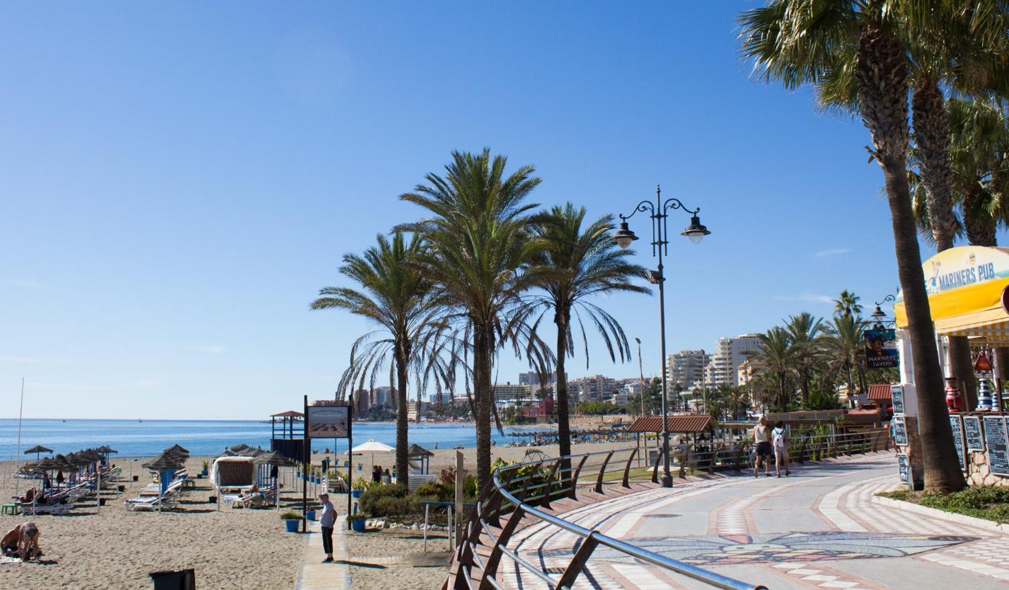 Benal Beach Suite Ii, Estudio Con Parque Acuatico Y Vistas Al Mar. Benalmádena Buitenkant foto