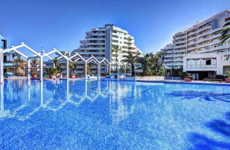 Benal Beach Suite Ii, Estudio Con Parque Acuatico Y Vistas Al Mar. Benalmádena Buitenkant foto