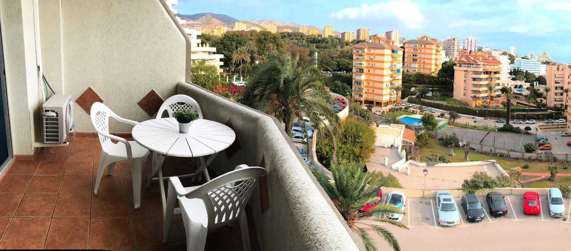 Benal Beach Suite Ii, Estudio Con Parque Acuatico Y Vistas Al Mar. Benalmádena Buitenkant foto