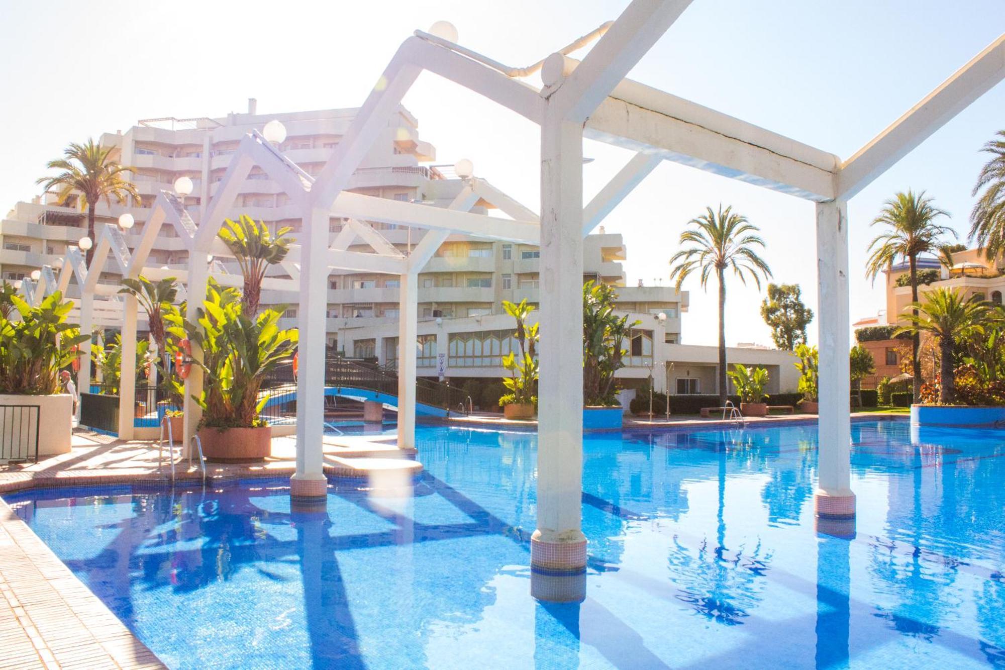 Benal Beach Suite Ii, Estudio Con Parque Acuatico Y Vistas Al Mar. Benalmádena Buitenkant foto